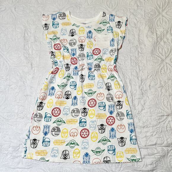 Hanna Andersson Star Wars Print Dress Size 10 - Picture 2 of 7
